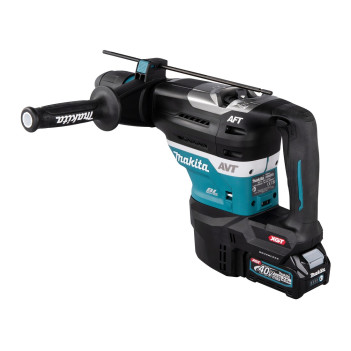 Akku Bohr- und Spitzhammer XGT 40Vmax 8,0J + 2 Akkus 4Ah und Ladegerät HR005GU201 Makita