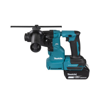 Akku-Bohrhammer LXT 2 Funktionen 18V 1,7J + 2 Akkus 5Ah und Ladegerät DHR183RTWJ Makita