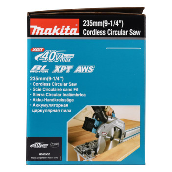 Scie circulaire XGT 40Vmax 235mm HS009GZ Makita