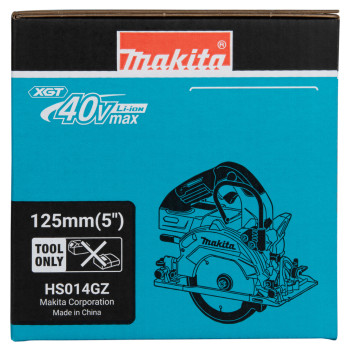 Scie circulaire 125mm XGT 40Vmax HS014GZ Makita