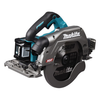 Scie circulaire XGT 40Vmax 235mm + 2 accus 5Ah et chargeur HS009GT201 Makita