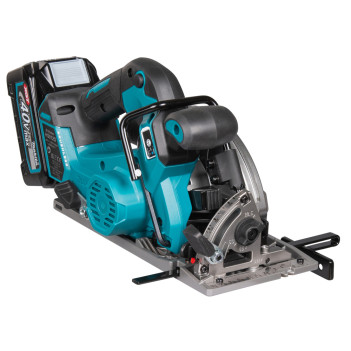 Scie circulaire XGT 40Vmax 165mm + 2 accus 2,5Ah et chargeur HS012GD201 Makita