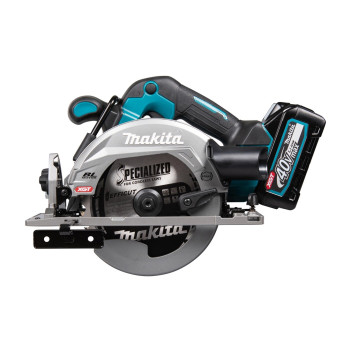 Scie circulaire XGT 40Vmax 165mm + 2 accus 2,5Ah et chargeur HS012GD201 Makita