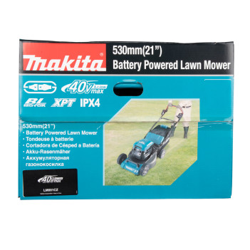 Akku-Rasenmäher 36V mit Verbindungsstecker und Radantrieb 53 cm 53cm LM001CZ Makita