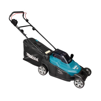 Tondeuse LXT 2x18V 43cm + 2 accus 5Ah et chargeur DLM432PT2 Makita