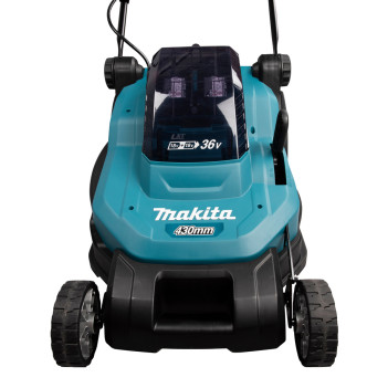 Tondeuse LXT 2x18V 43cm + 2 accus 5Ah et chargeur DLM432PT2 Makita