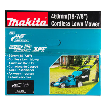Akku-Rasenmäher LXT mit Radantrieb 48 cm 2x18V 48cm DLM481Z Makita