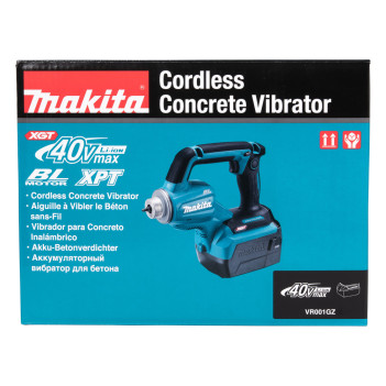 Vibrateur à béton XGT 40Vmax VR001GZ Makita