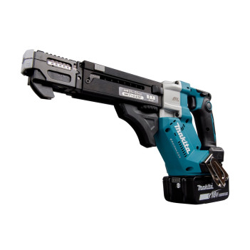 Akku-Magazinschrauber LXT 18V 55mm + 2 Akkus 5Ah und Ladegerät DFR551RTJ Makita