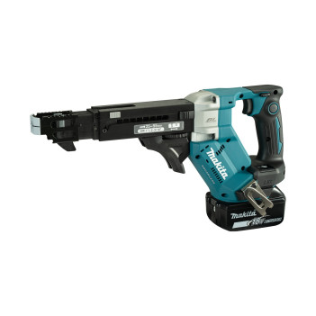 Akku-Magazinschrauber LXT 18V 55mm + 2 Akkus 5Ah und Ladegerät DFR551RTJ Makita