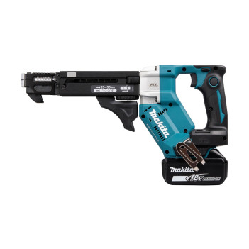 Akku-Magazinschrauber LXT 18V 55mm + 2 Akkus 5Ah und Ladegerät DFR551RTJ Makita