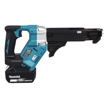 Akku-Magazinschrauber LXT 18V 55mm + 2 Akkus 5Ah und Ladegerät DFR551RTJ Makita