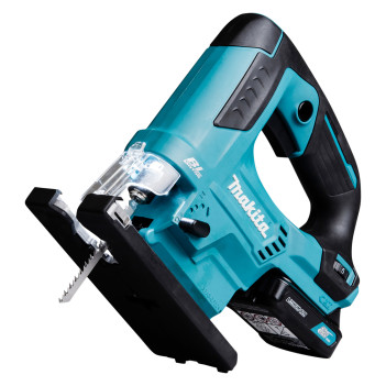 Scie sauteuse orbitale CXT 12Vmax 90mm + 2 accus 4Ah et chargeur JV103DSMJ Makita