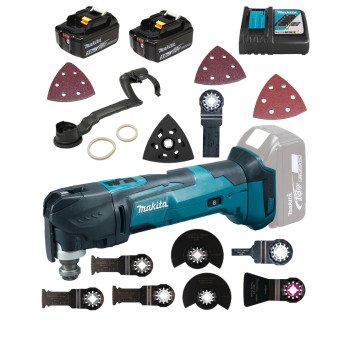 Outil multifonction LXT 18V + 2 accus 5Ah et chargeur DTM51RTJX2 Makita