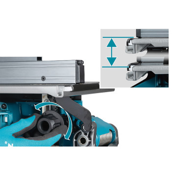 Scie à onglets avec table XGT 40Vmax 260mm LH001GZ Makita