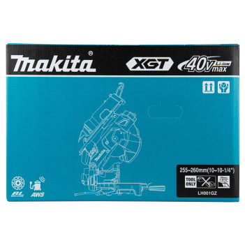 Scie à onglets avec table XGT 40Vmax 260mm LH001GZ Makita