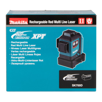 Akku-Kreuz Linienlaser rot 360° 12V SK700D Makita
