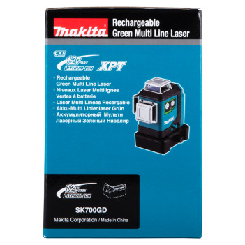 Akku-Kreuz Linienlaser grün 360° 12V SK700GD Makita