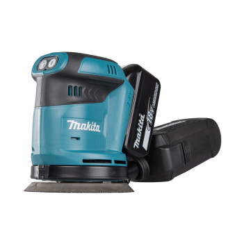 Ponceuse excentrique LXT 18V 125mm + 2 accus 5Ah et chargeur DBO180RTJ Makita