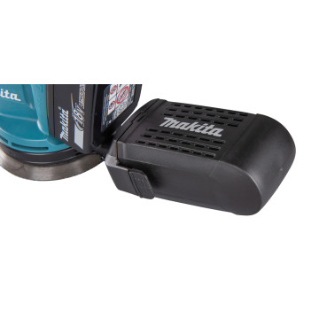 Ponceuse excentrique LXT 18V 125mm + 2 accus 5Ah et chargeur DBO180RTJ Makita