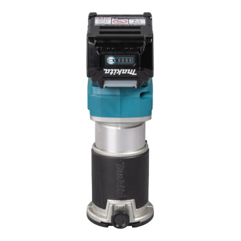 Affleureuse XGT 40Vmax 6mm + 2 accus 4Ah et chargeur RT001GM205 Makita