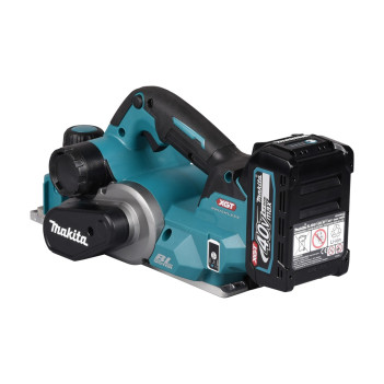 Akku-Einhand-Falzhobel XGT 40Vmax 82mm + 2 Akkus 4Ah und Ladegerät KP001GM201 Makita
