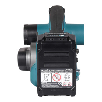 Akku-Einhand-Falzhobel XGT 40Vmax 82mm + 2 Akkus 4Ah und Ladegerät KP001GM201 Makita