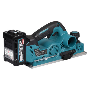 Akku-Einhand-Falzhobel XGT 40Vmax 82mm + 2 Akkus 4Ah und Ladegerät KP001GM201 Makita