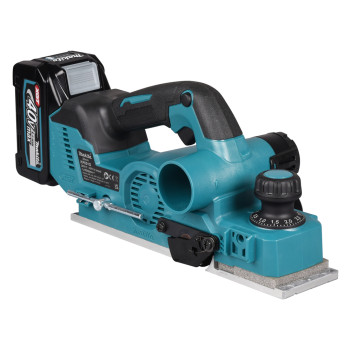 Akku-Einhand-Falzhobel XGT 40Vmax 82mm + 2 Akkus 4Ah und Ladegerät KP001GM201 Makita