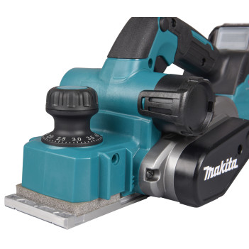 Akku-Einhand-Falzhobel XGT 40Vmax 82mm + 2 Akkus 4Ah und Ladegerät KP001GM201 Makita