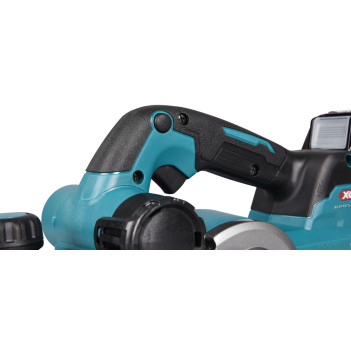 Akku-Einhand-Falzhobel XGT 40Vmax 82mm + 2 Akkus 4Ah und Ladegerät KP001GM201 Makita