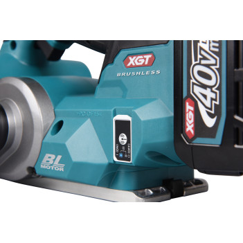 Akku-Einhand-Falzhobel XGT 40Vmax 82mm + 2 Akkus 4Ah und Ladegerät KP001GM201 Makita