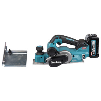 Akku-Einhand-Falzhobel XGT 40Vmax 82mm + 2 Akkus 4Ah und Ladegerät KP001GM201 Makita