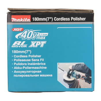Polisseuse XGT 40Vmax 180mm PV001GZ Makita
