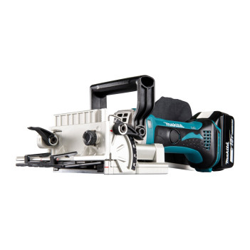 Fraiseuse à rainurer LXT 18V 100mm + 2 accus 5Ah et chargeur DPJ180RTJ Makita