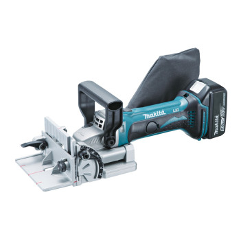 Fraiseuse à rainurer LXT 18V 100mm + 2 accus 5Ah et chargeur DPJ180RTJ Makita