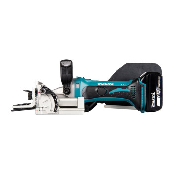Akku-Universal-Nutfräse LXT 18V 100mm + 2 Akkus 5Ah und Ladegerät DPJ180RTJ Makita