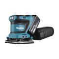 Akku-Schwingschleifer LXT 18V 112x102mm + 2 Akkus 5Ah und Ladegerät DBO480RTJ Makita