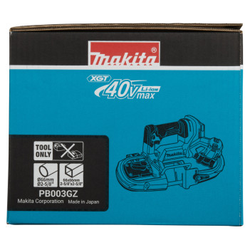 Tragbare- Akku-Bandsäge XGT 40Vmax 66mm PB003GZ Makita