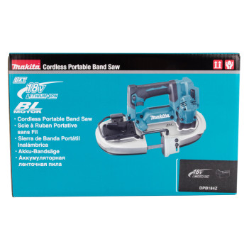 Tragbare- Akku-Bandsäge LXT 18V 51mm DPB184Z Makita