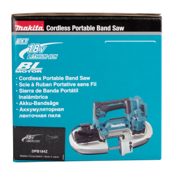 Tragbare- Akku-Bandsäge LXT 18V 51mm DPB184Z Makita