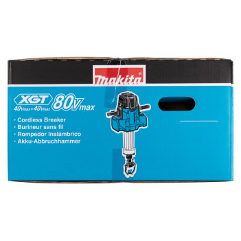 Akku-Abbruchhammer XGT 2x40Vmax 80Vmax 72,8J HM004GZ01 Makita