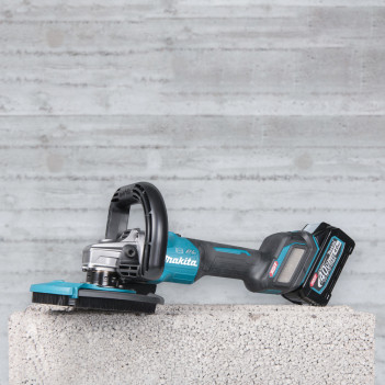 Betonschleifer XGT 40Vmax 125mm + 2 Akkus 4Ah GA023GM204 Makita