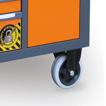 Fahrbarer Werkzeugwagen extra lang mit 8 Schubladen (leer) RSC24AXXL Beta