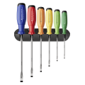 Jeu de tournevis plats avec support mural PB Swiss Tools PB 38240 Evo H RB