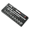 Steckschlüsselmodul, Sechskant metrisch, 26-teilig, 1/2" MOD.S161-46 Facom