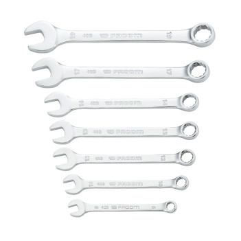 Ringmaulschlüssel-Satz - 40B.JP7PB - Rolltasche - 7-teilig Facom