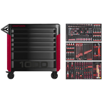 Servante d'atelier PT LINE PT1000 7 tiroirs, 220 pcs. Kraftwerk