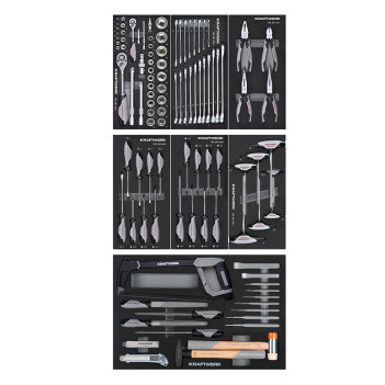 Servante d'atelier BT LINE BT700s, 7 tiroirs, 113 pcs. Kraftwerk