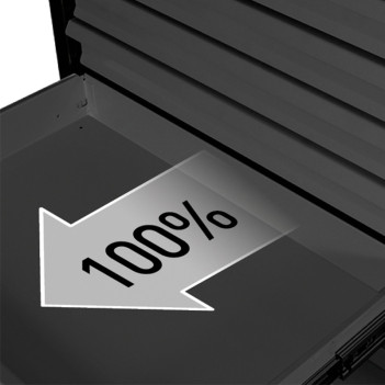 Servante d'atelier BT LINE BT900, 7 tiroirs noir, 290 pcs. Kraftwerk